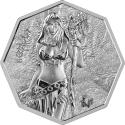 2025 Germania Witchcraft Herbalist BU 1 oz Silver Coin