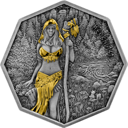 2025 Germania Witchcraft Herbalist Ritual Edition 1 oz Silver Coin