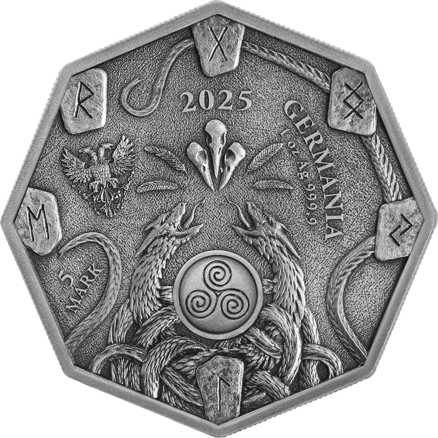 2025 Germania Witchcraft Herbalist Ritual Edition 1 oz Silver Coin