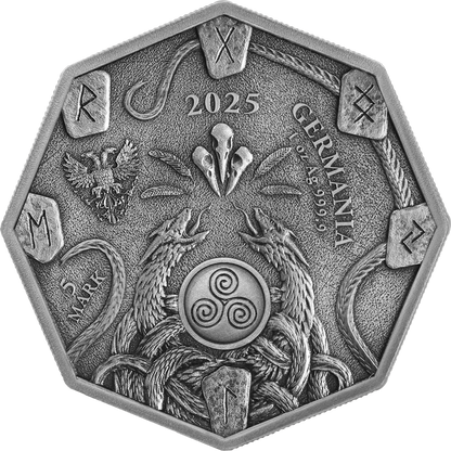 2025 Germania Witchcraft Herbalist Ritual Edition 1 oz Silver Coin