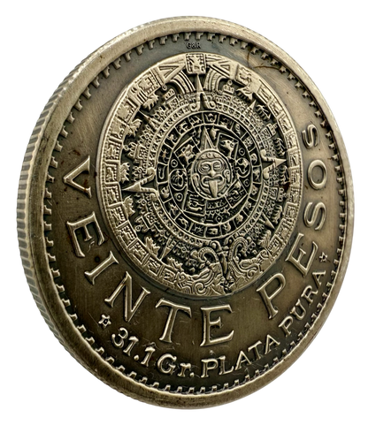 In Stock! 1917 Mexico 20 Pesos Tribute Reserva Premium 3 x 1 oz Silver Medal Set (10/15)