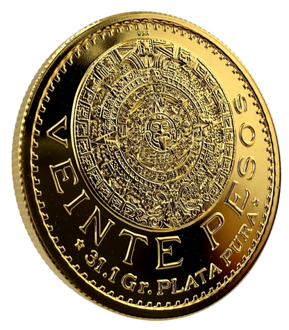 In Stock! 1917 Mexico 20 Pesos Tribute Reserva Premium 3 x 1 oz Silver Medal Set (10/15)