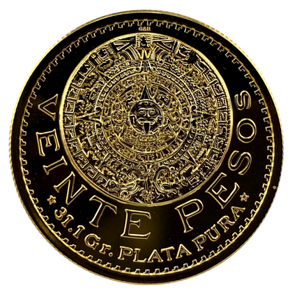 In Stock! 1917 Mexico 20 Pesos Tribute Reserva Premium 3 x 1 oz Silver Medal Set (10/15)
