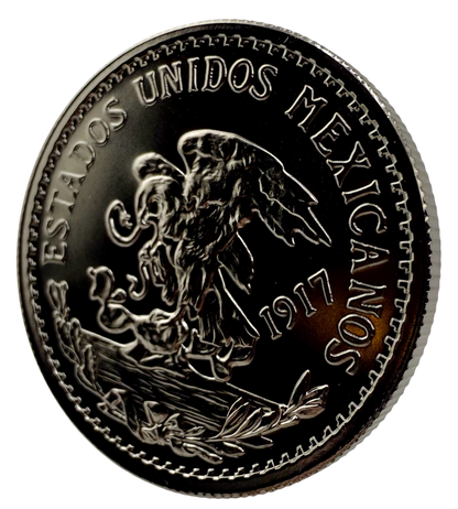 In Stock! 1917 Mexico 20 Pesos Tribute Reserva Premium 3 x 1 oz Silver Medal Set (10/15)