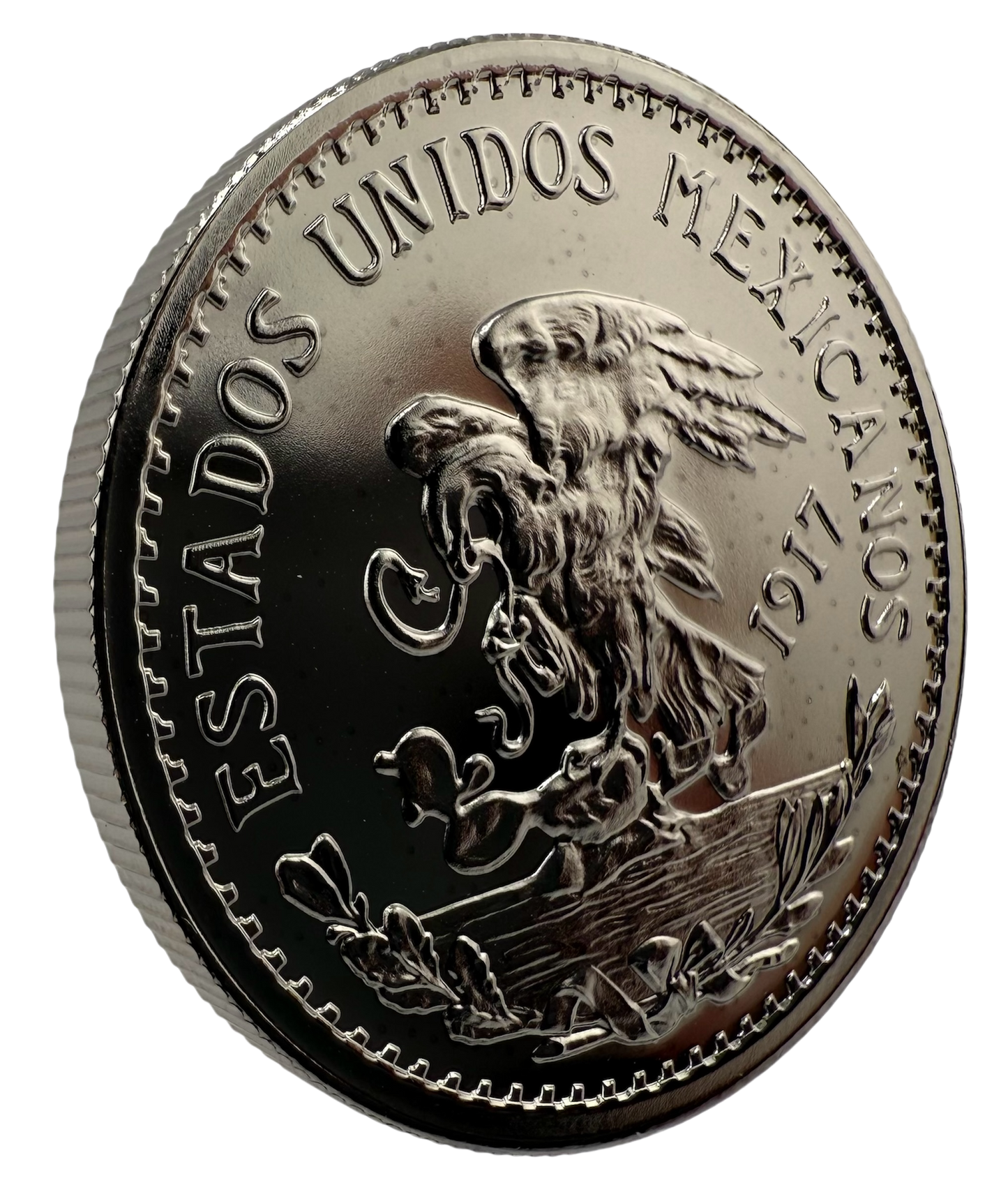 In Stock! 1917 Mexico 20 Pesos Tribute Reserva Premium 3 x 1 oz Silver Medal Set (10/15)