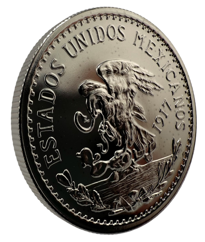 In Stock! 1917 Mexico 20 Pesos Tribute Reserva Premium 3 x 1 oz Silver Medal Set (10/15)