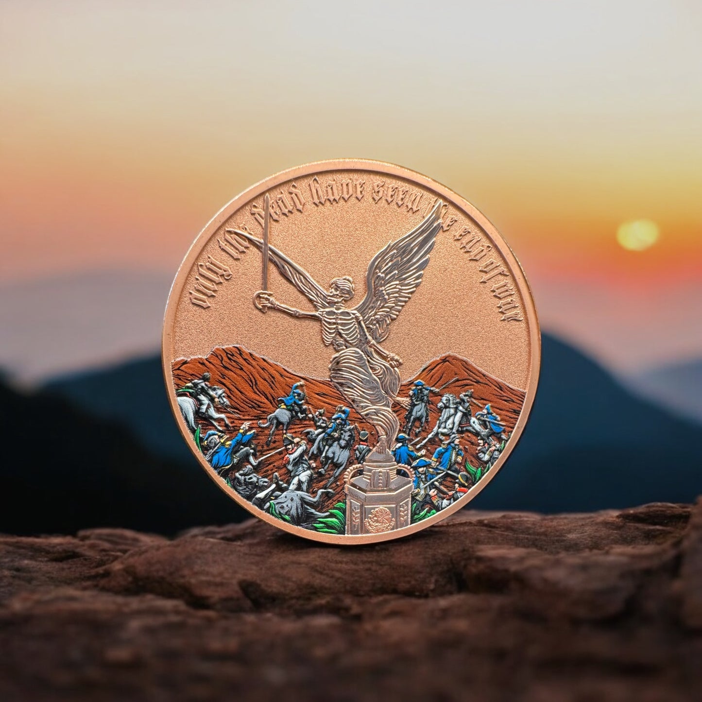 2025 Libertad Obolus: "Only The Dead Have Seen The End of War" 100g Copper Medal (01/15) (Copy)