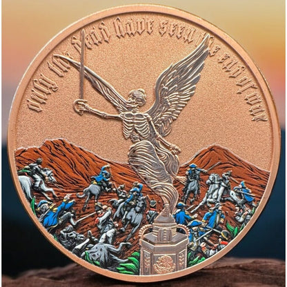 2025 Libertad Obolus: "Only The Dead Have Seen The End of War" 100g Copper Medal (01/15) (Copy)