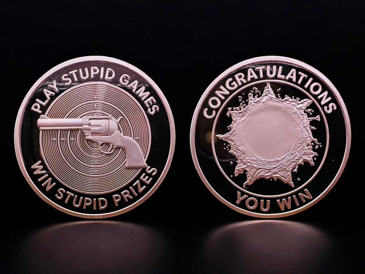 In Stock! Play Stupid Games, Win Stupid Prizes 1 oz Copper Round (12/16)