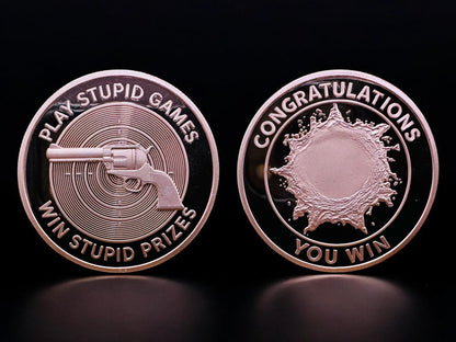 In Stock! Play Stupid Games, Win Stupid Prizes 1 oz Copper Round (12/16)