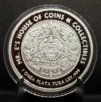 In Stock! 2025 Catrina Fina Dia De Los Muertos 1 oz Silver Round