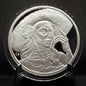 In Stock! 2025 Catrina Fina Dia De Los Muertos 1 oz Silver Round