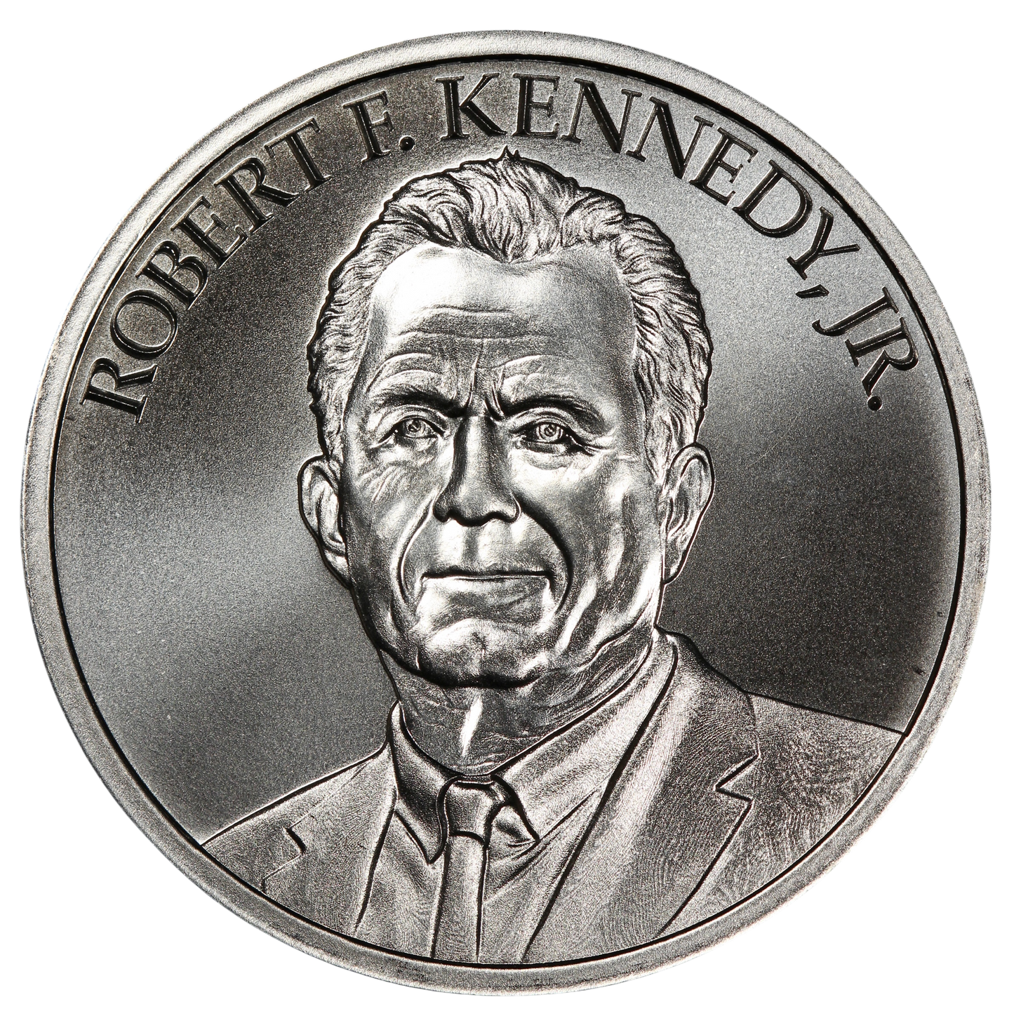 In Stock! 2024 Robert F. Kennedy MAHA 1 oz Silver Round by Intaglio Mint