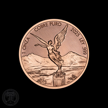 In Stock! 2025 Intaglio Libertad Tribute 1 oz Copper Round (09/03)