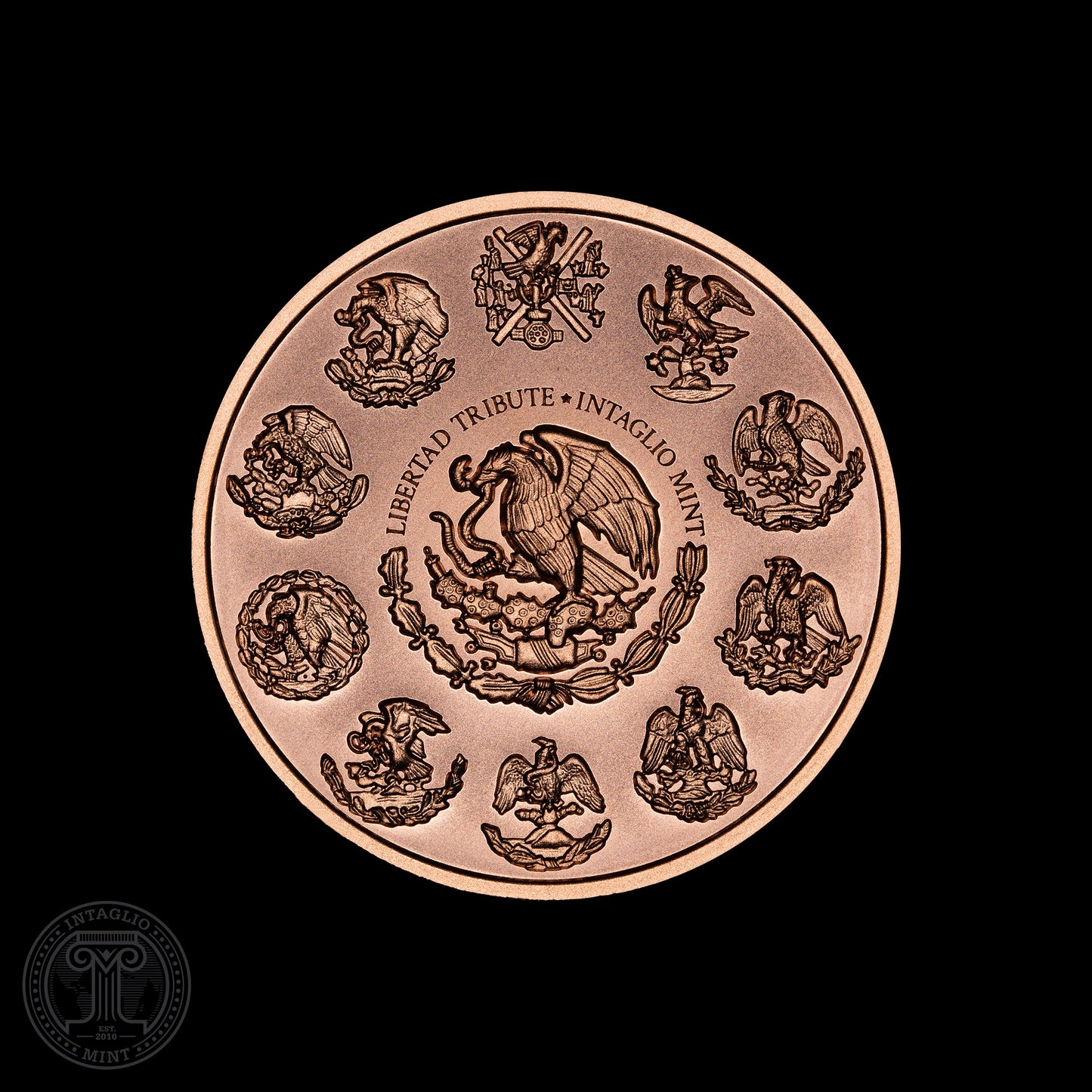 In Stock! 2025 Intaglio Libertad Tribute 1 oz Copper Round (09/03)
