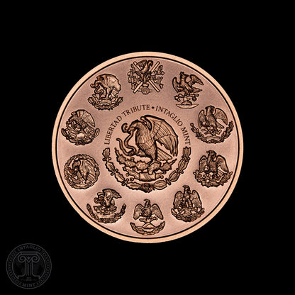 In Stock! 2025 Intaglio Libertad Tribute 1 oz Copper Round (09/03)