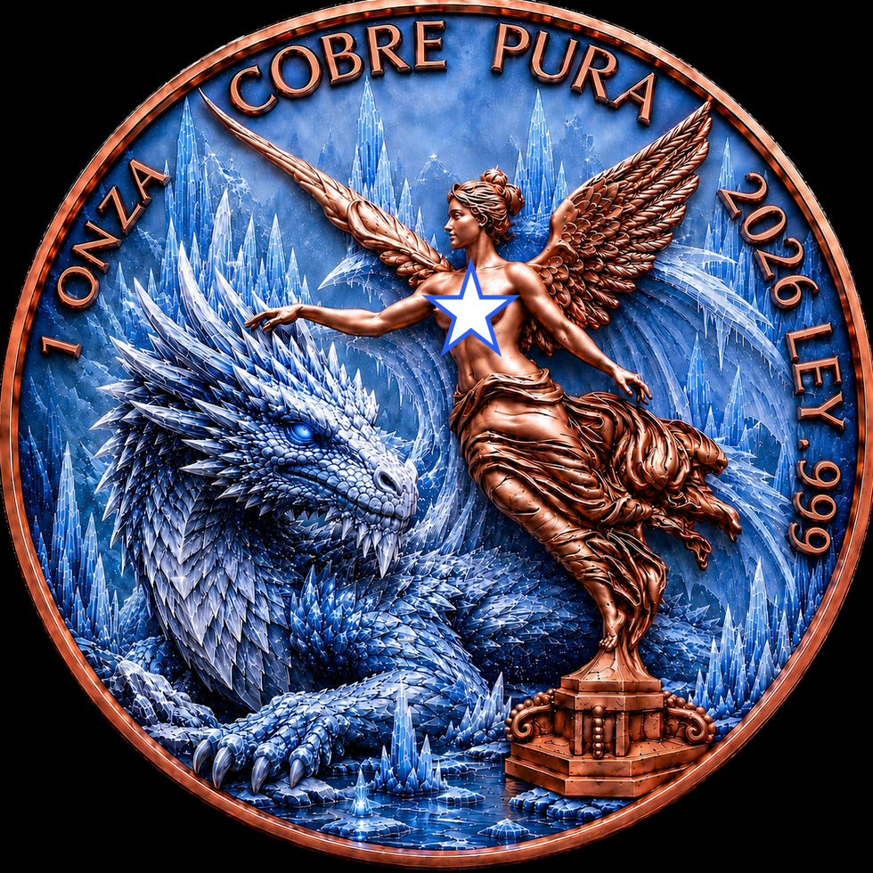 Ice Dragon Libertad Tribute 1 oz Copper (06/08)