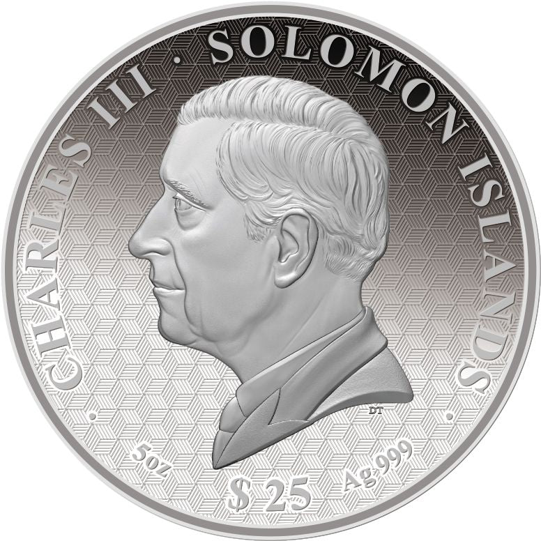 Factory Special! 2026 Solomon Islands Lunar Horse Mother-of-Pearl 5 oz Silver Coin