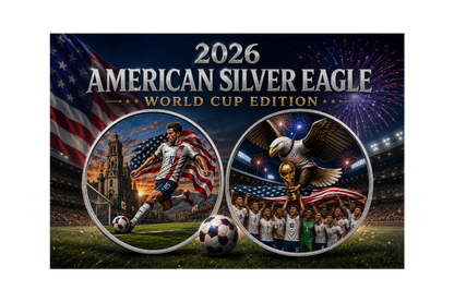 Estimate: 2026 U.S. Eagle World Cup Edition 1 oz Silver Coin (06/11)