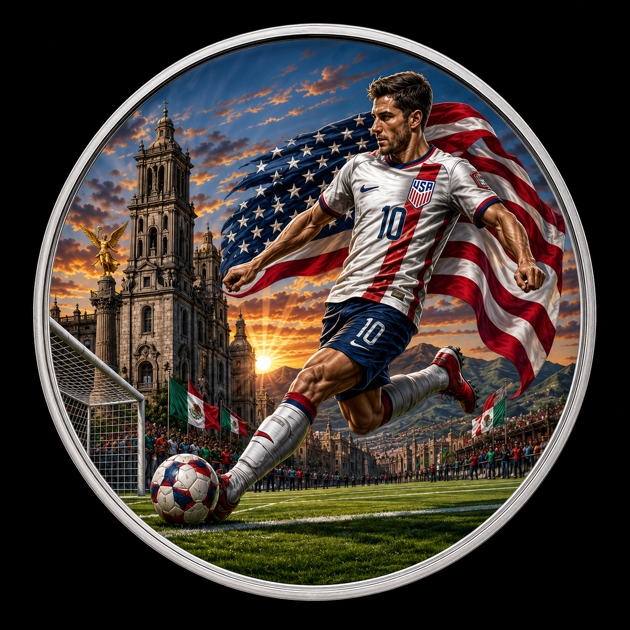 Estimate: 2026 U.S. Eagle World Cup Edition 1 oz Silver Coin (06/11)