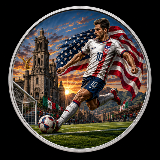 Estimate: 2026 U.S. Eagle World Cup Edition 1 oz Silver Coin (06/11)
