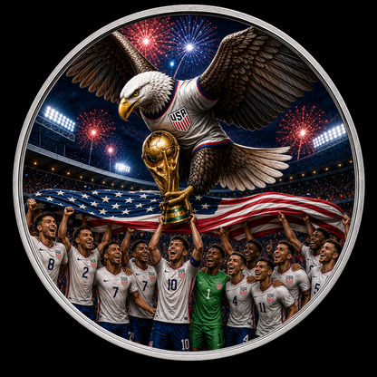 Estimate: 2026 U.S. Eagle World Cup Edition 1 oz Silver Coin (06/11)