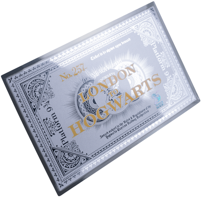 In Stock! 2026 Samoa Harry Potter Hogwarts Express Ticket 3g Silver Foil Coin