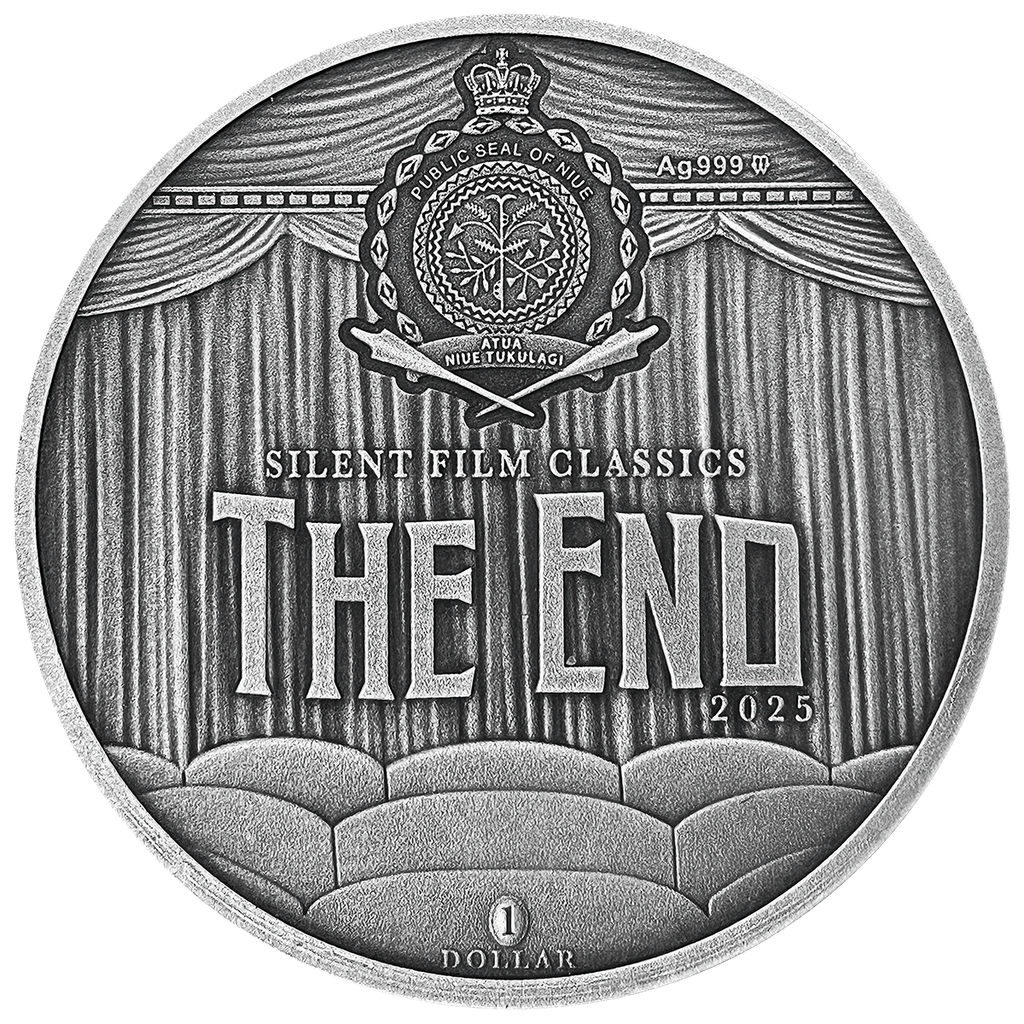 2025 Niue Silent Film Classics Metropolis 1 oz Silver Coin (12/22)