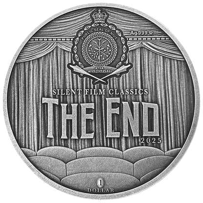 2025 Niue Silent Film Classics Metropolis 1 oz Silver Coin (12/22)