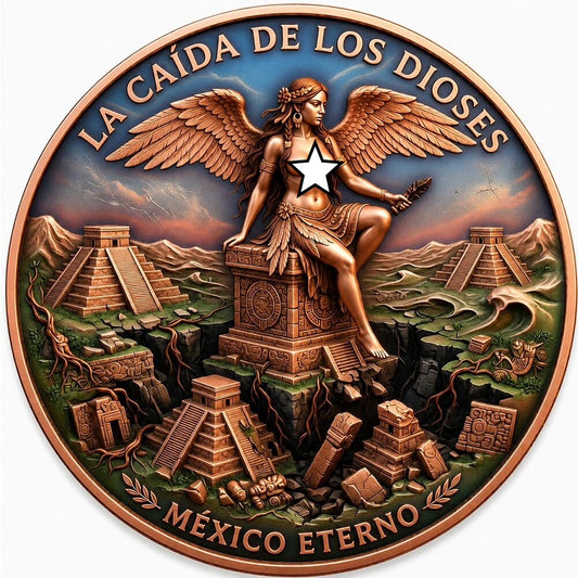 Mexico Eterno Colorized 1 oz Copper Round (06/12)