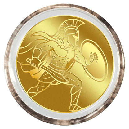 In Stock! 2026 Liberia Spartan 1/1000 oz Gold Coin in Card (12/19)