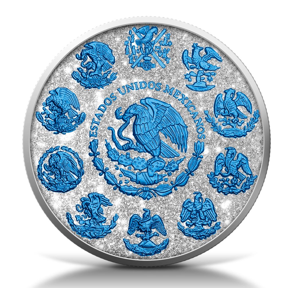 In Stock! 2024 Mexico Libertad Diamond Dust Ice Edition 1 oz Silver Coin