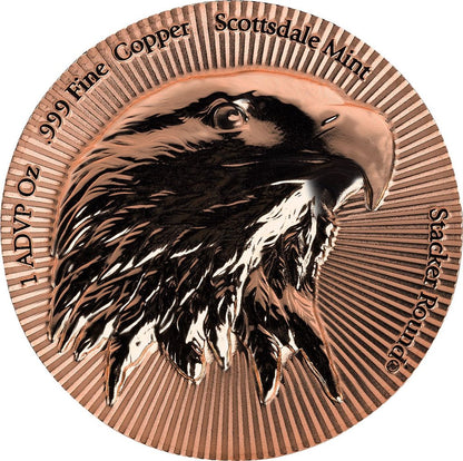 Scottsdale Mint Eagle Stacker 1 oz Copper Round (06/12)