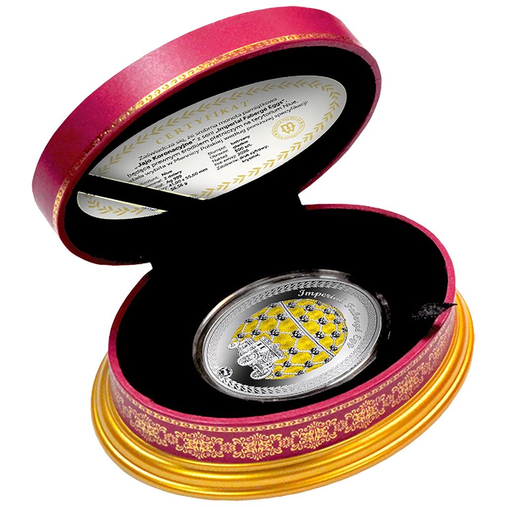 2026 Niue Faberge Egg - Coronation Egg 56.56g Silver Coin (06/12)