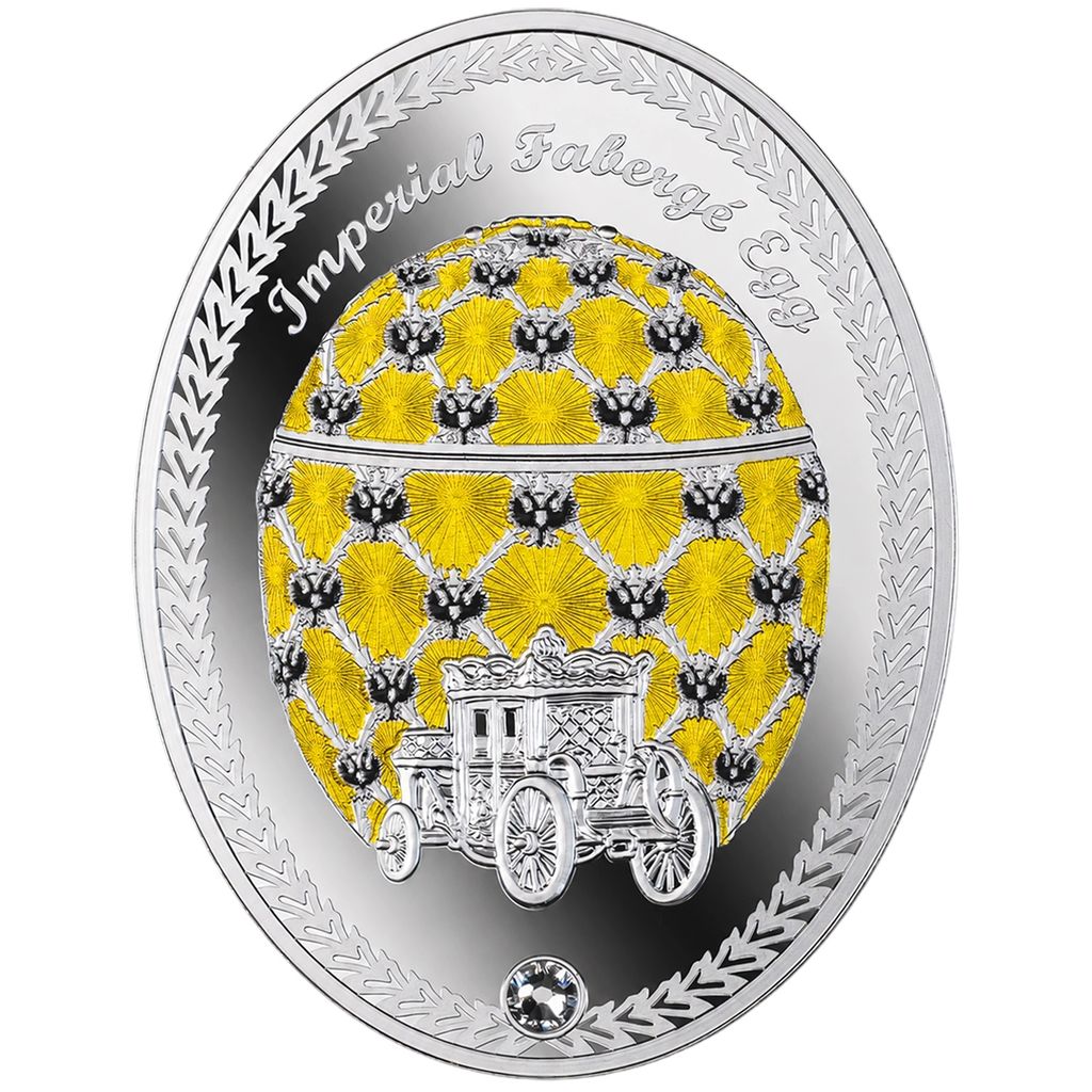 2026 Niue Faberge Egg - Coronation Egg 56.56g Silver Coin (06/12)