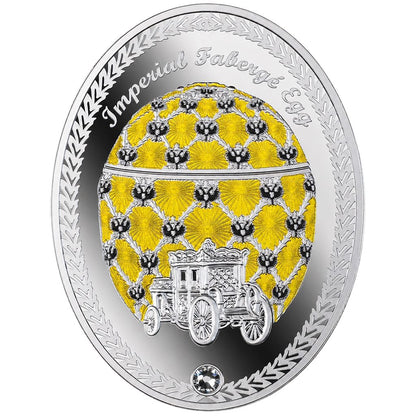 2026 Niue Faberge Egg - Coronation Egg 56.56g Silver Coin (06/12)