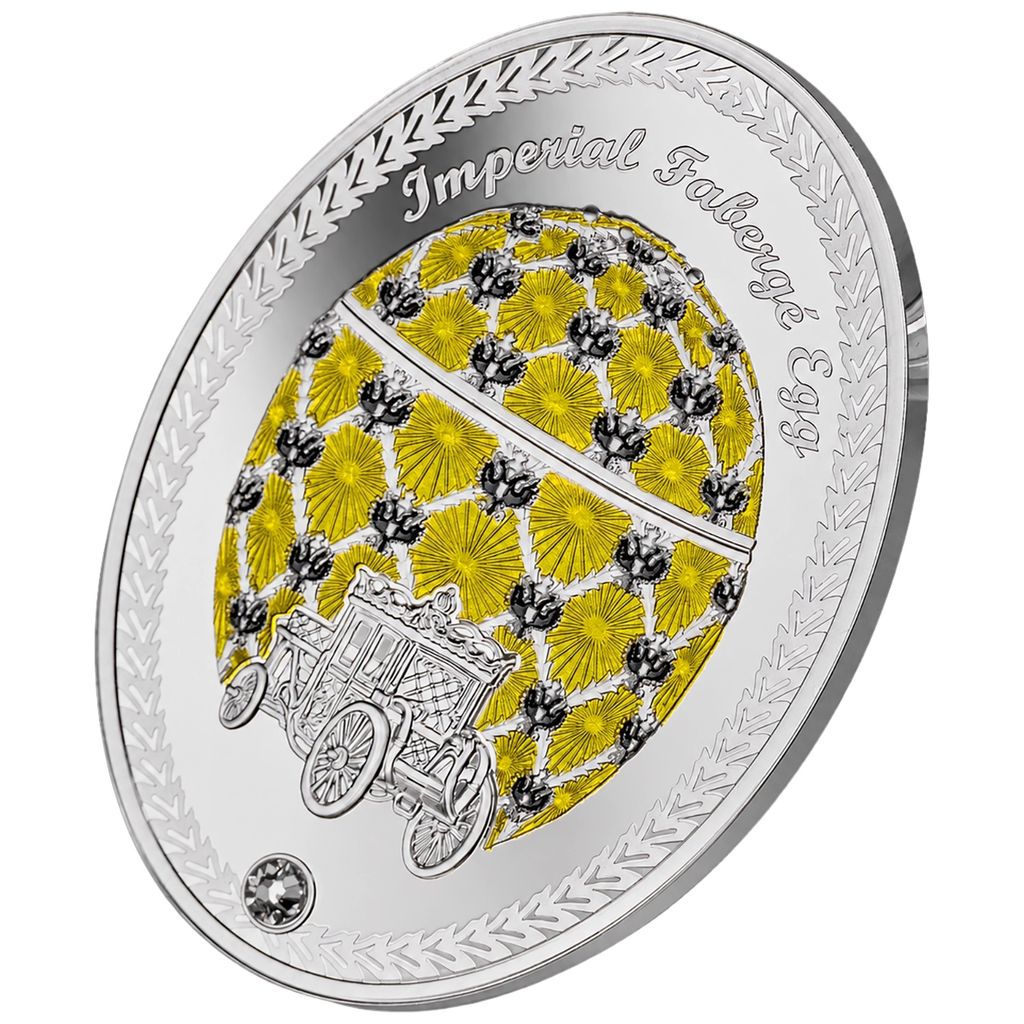 2026 Niue Faberge Egg - Coronation Egg 56.56g Silver Coin (06/12)