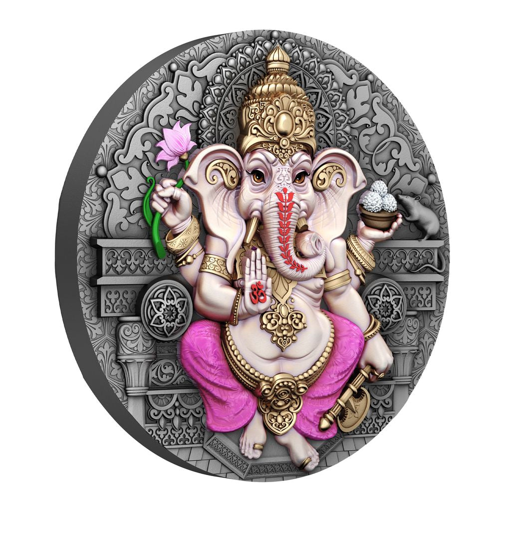 T&S 2025 Niue Ganesha 2 oz Silver Coin (12/29)