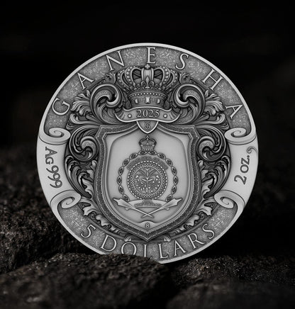 T&S 2025 Niue Ganesha 2 oz Silver Coin (12/29)