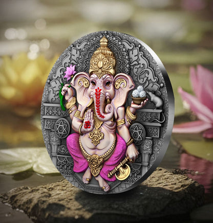 T&S 2025 Niue Ganesha 2 oz Silver Coin (12/29)