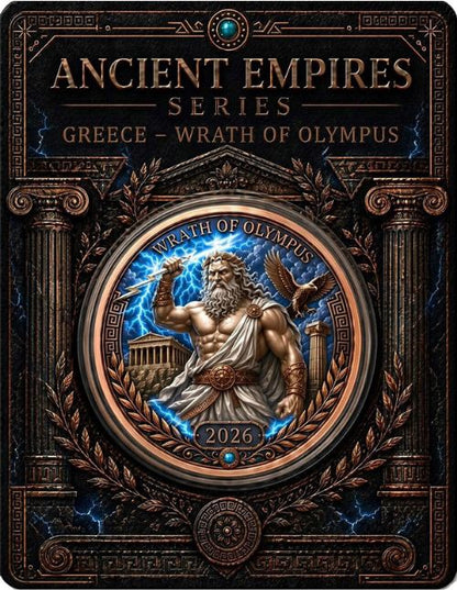 Ancient Empires - Greece 1 oz Copper Round in Card (06/16)