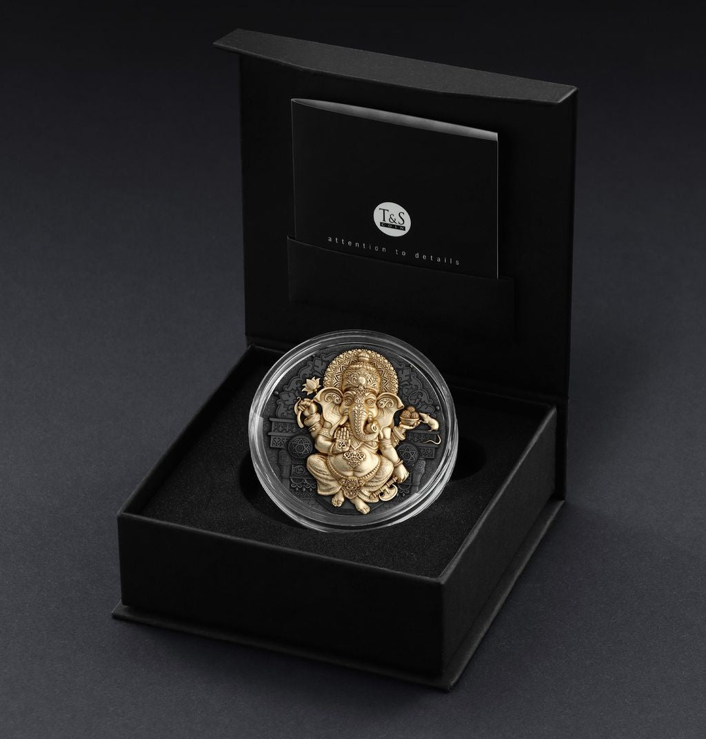 T&S 2025 Niue Ganesha 5 oz Silver Coin (12/29)