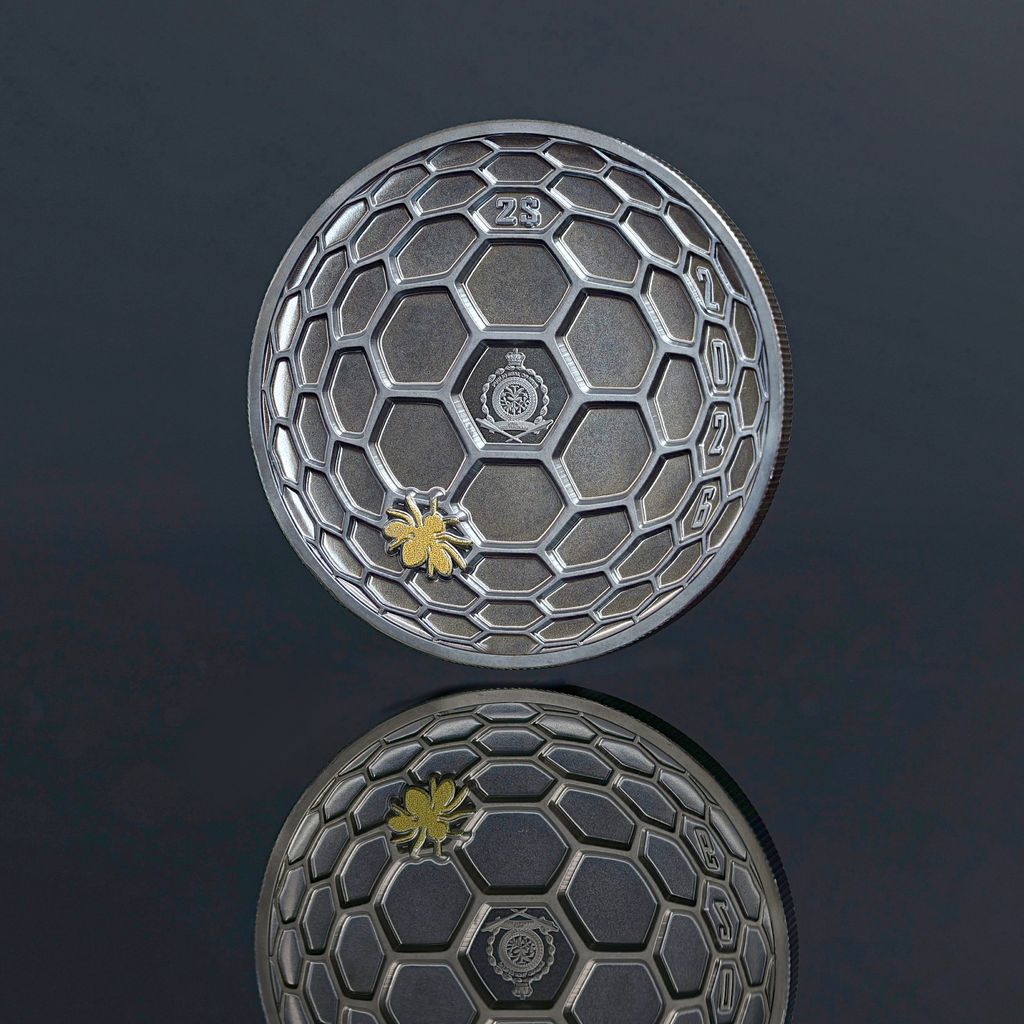 2026 Niue Bionic Genesis Bee 2 oz Silver Coin (12/22)