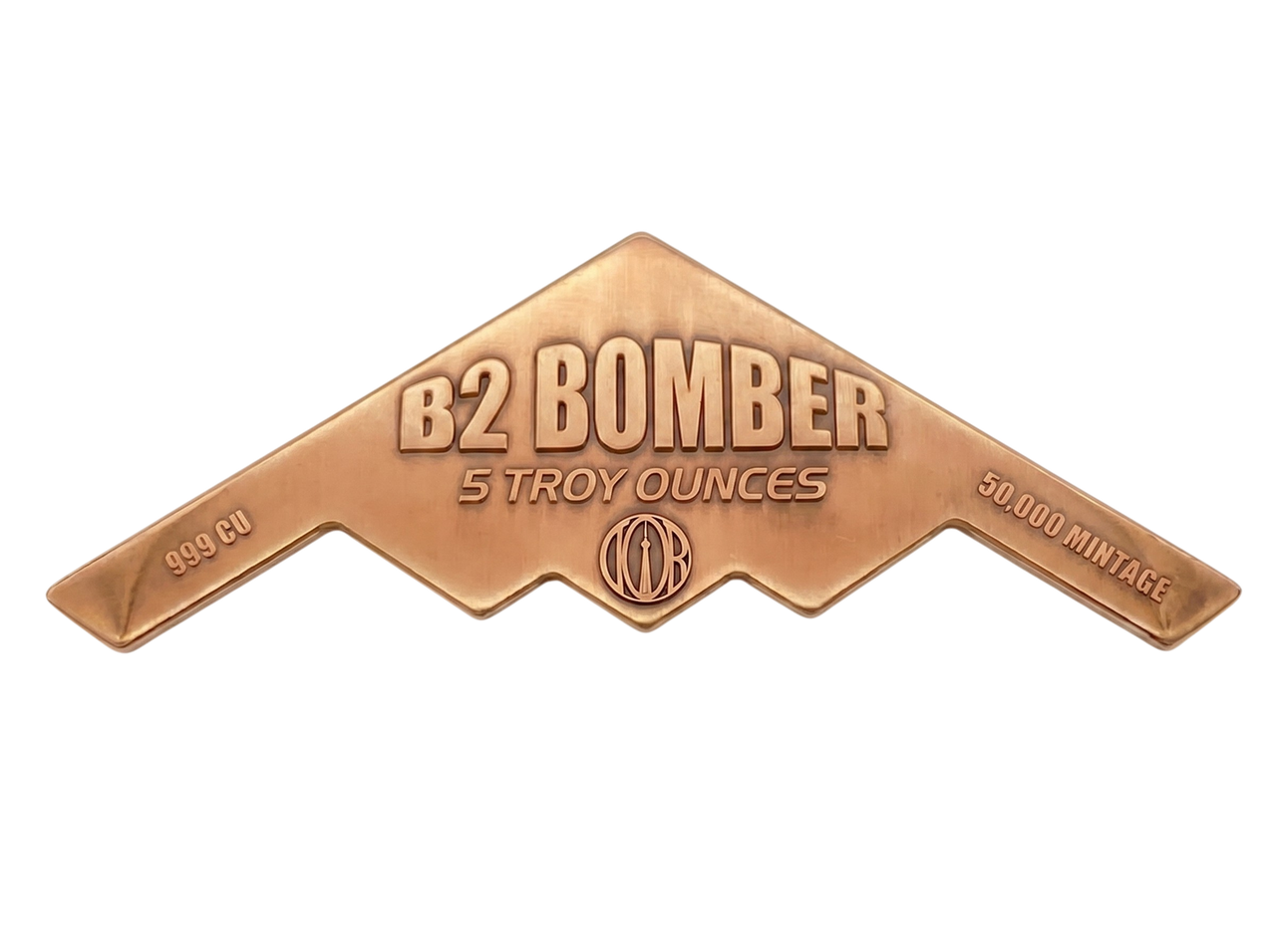 Toromint! B2 Bomber Jet Colorized 5 oz Copper Medal w/Custom Capsule (04/29)