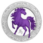 2026 Niue Year of the Horse with Metallic Color 1 oz Silver Coin (12/23)