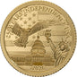 2026 Barbados America 250 Years of Independence 0.5g Gold Coin (06/16)