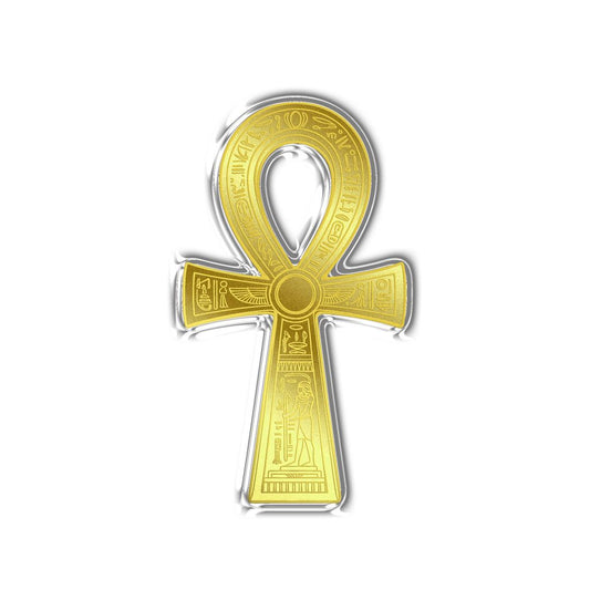 Ankh Shaped 1/1000 oz Gold Medal in Card (06/13)