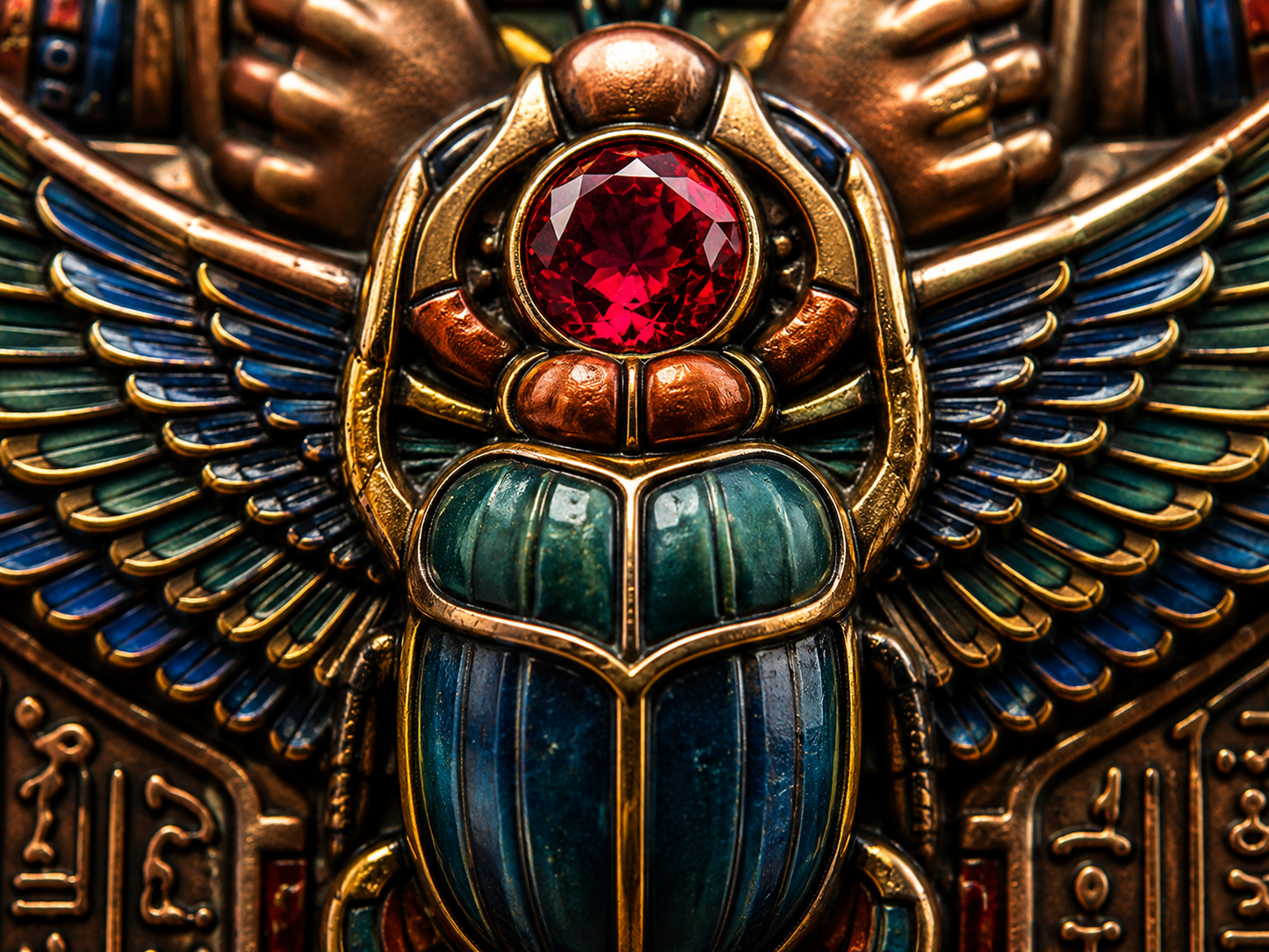 2026 Key of Life – 5 AVDP oz .999 Fine Copper Jeweled Color Ankh Collectible