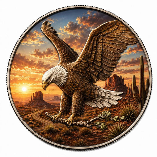 Estimate: 2026 American Silver Eagle - Liberty Belle Edition 1 oz Silver Colorized Coin (249 Mintage)