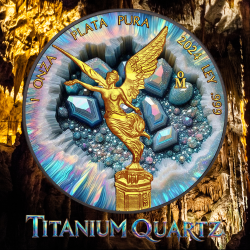 2024 Mexico Libertad Titanium Quartz Edition 1 oz Silver Coin (05/08)